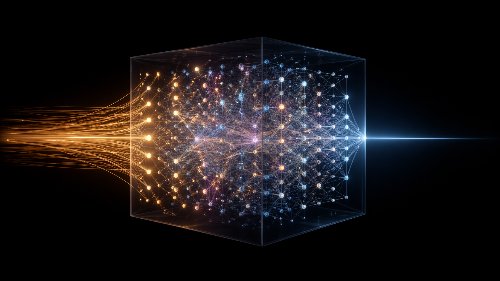 Blackbox als Kathedrale aus Licht