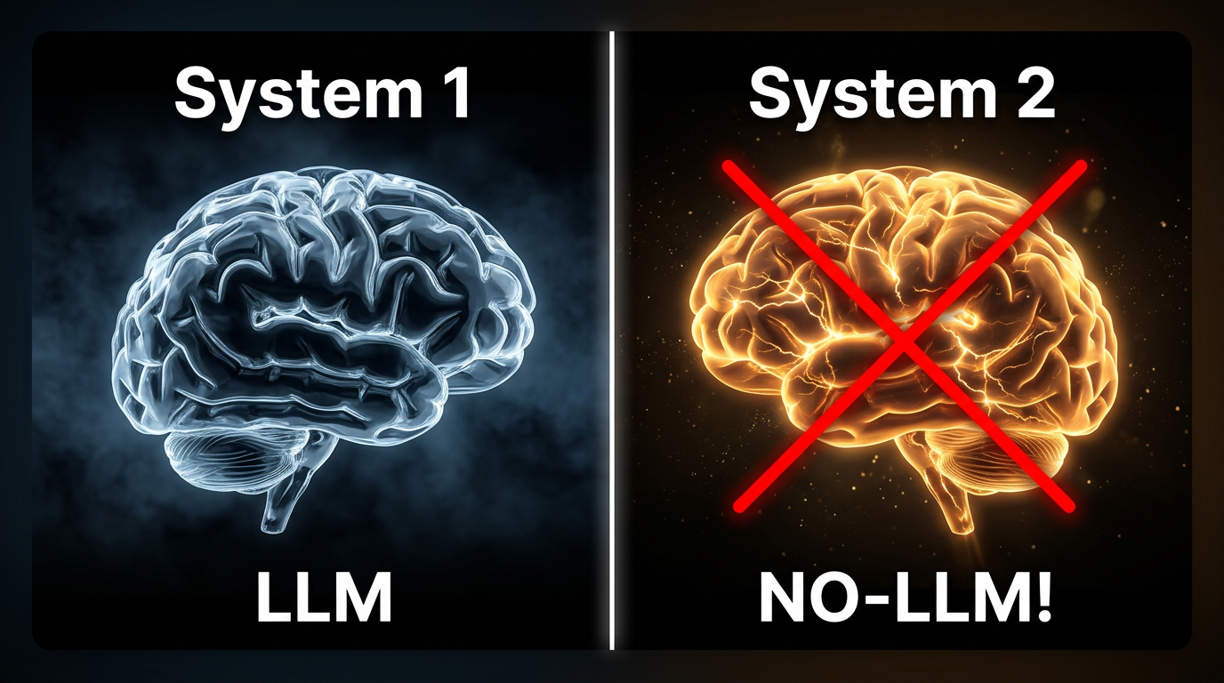 Kahnemans Systeme — was das LLM hat und was nicht